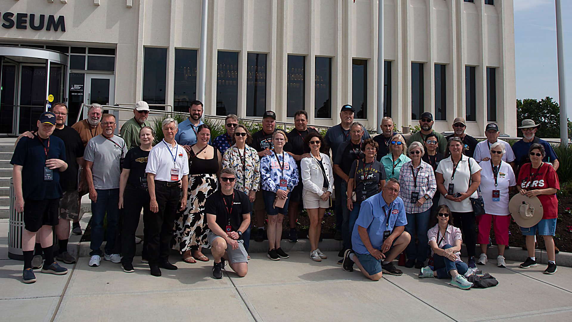 Pavement Pounder 2026 Group Photo at Indianapolis Motor Speedway Museum